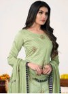 Chanderi Cotton Embroidered Work Pant Style Classic Salwar Suit - 1