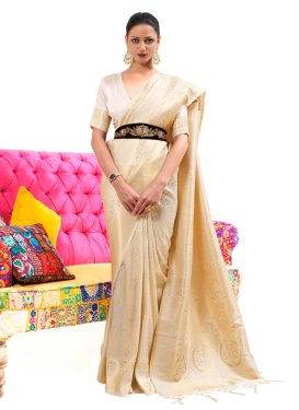 Woven Work Art Silk Designer Contemporary Style Saree