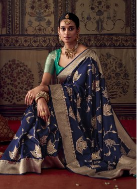Woven Work Banarasi Silk Traditional Designer Saree