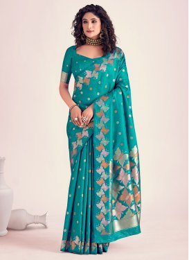 Woven Work Banarasi Silk Traditional Designer Saree
