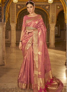 Woven Work Banarasi Silk Trendy Designer Saree