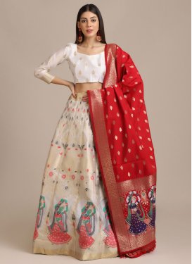 Woven Work Designer Lehenga Choli