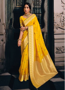 Woven Work Designer Traditional Saree