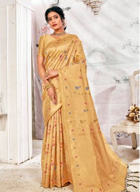 Woven Work Designer Traditional Saree