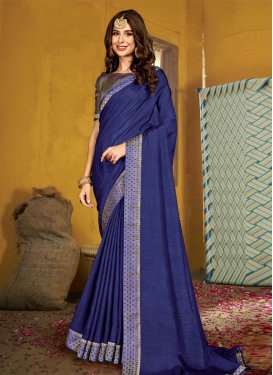 Woven Work Designer Traditional Saree For Casual
