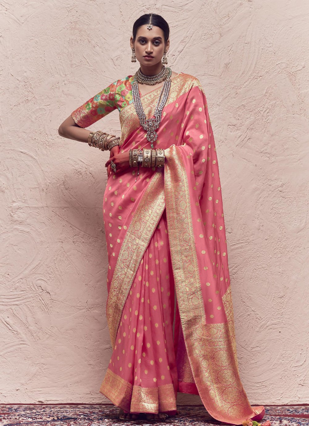 Woven Work Dola Silk Designer Contemporary Style Saree