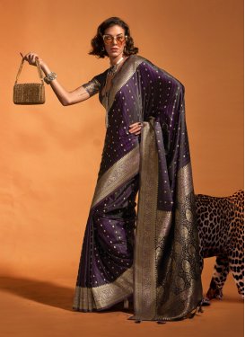 Woven Work Handloom Silk Traditional Designer Saree