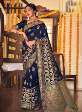 Woven Work Jacquard Silk Designer Traditional Saree