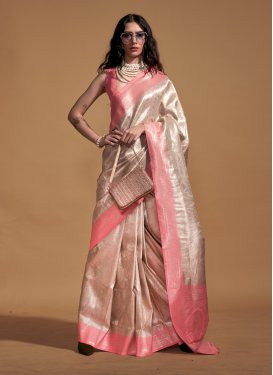 Woven Work Kanjivaram Silk Traditional Designer Saree