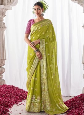 Woven Work Kora Silk Designer Contemporary Style Saree