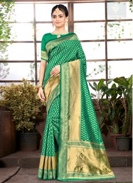 Woven Work Traditional Designer Saree