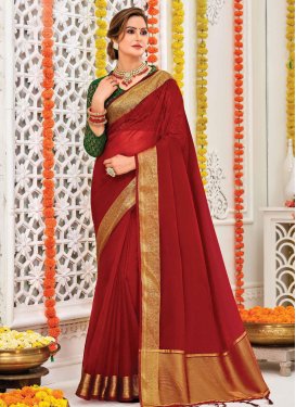 Woven Work Traditional Designer Saree