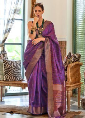 Woven Work Traditional Designer Saree