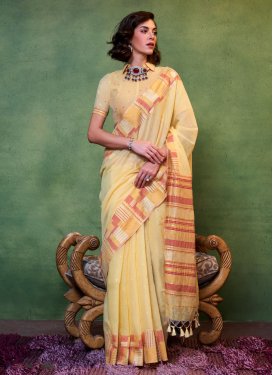 Woven Work Traditional Designer Saree