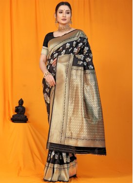 Woven Work Trendy Classic Saree