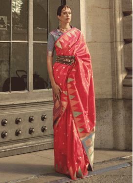 Woven Work Trendy Classic Saree