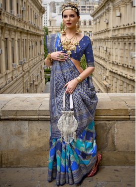 Woven Work Trendy Classic Saree For Party