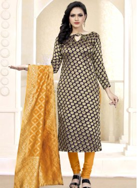 Woven Work Trendy Designer Salwar Suit