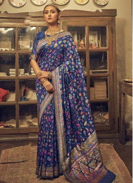 Woven Work Trendy Designer Saree