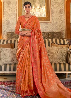 Woven Work Tussar Silk Traditional Designer Saree